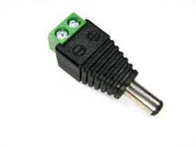 Штекер питания 2.1x5.5 с клеммной колодкой (арт.14-0314)